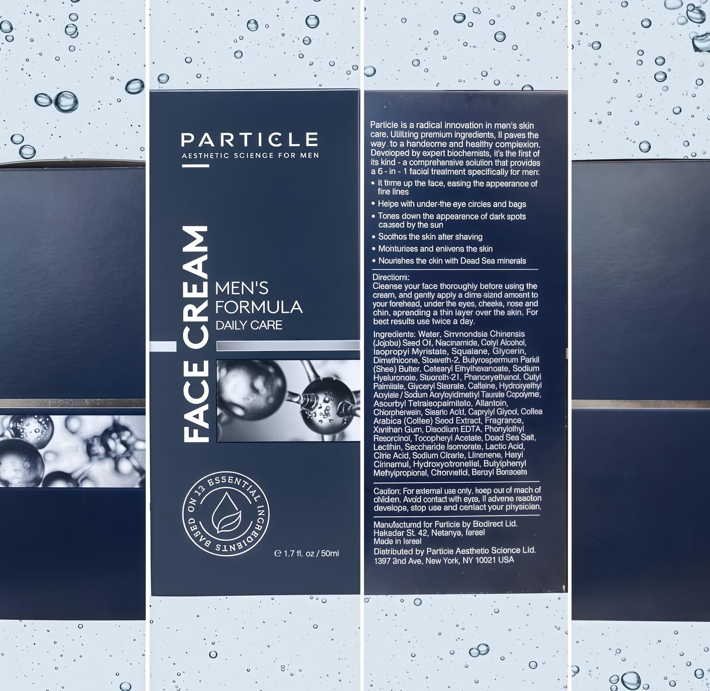 Particle 6-in-1 Face Cream for Men, Men’s Daily Hydrating Moisturizer with Vitamin C, Jojoba Oil