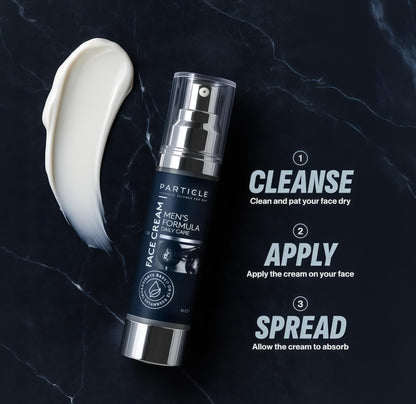 Particle 6-in-1 Face Cream for Men, Men’s Daily Hydrating Moisturizer with Vitamin C, Jojoba Oil